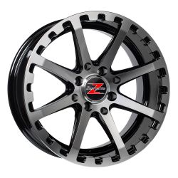 ATV Black Polished 7x16