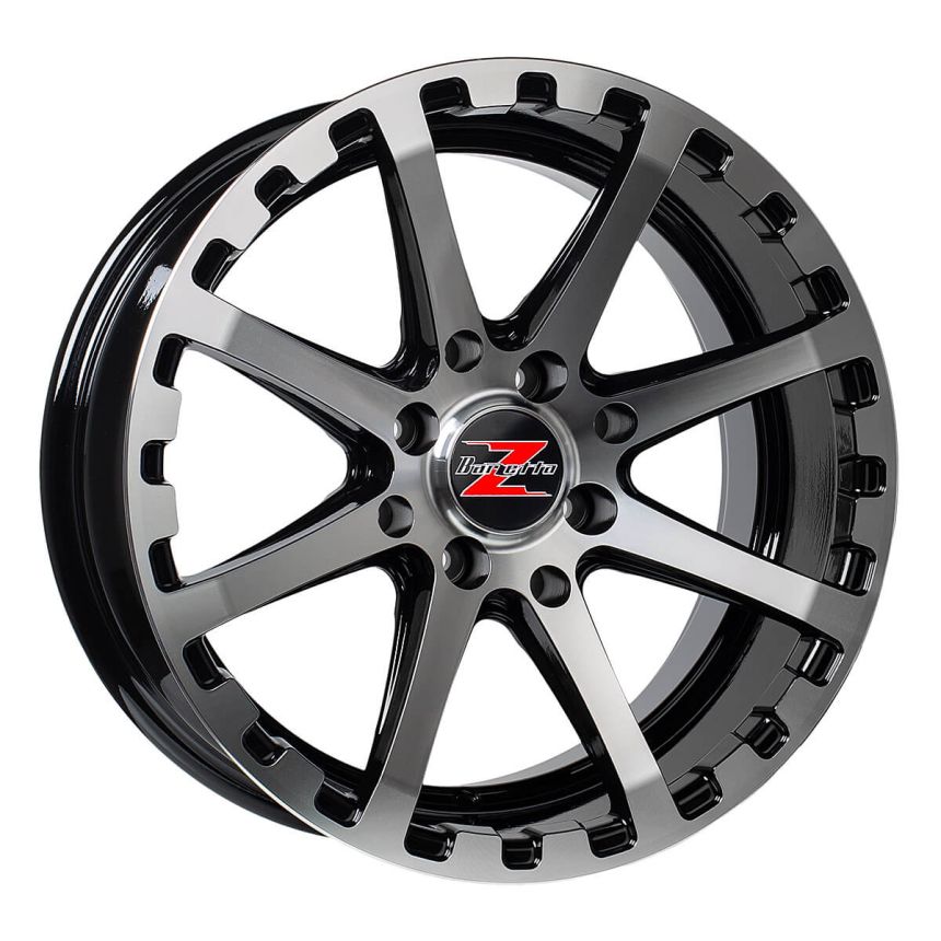 ATV Black Polished 7x16