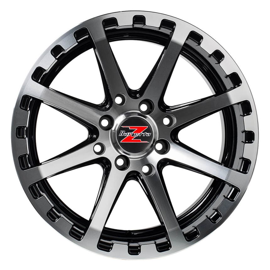 ATV Black Polished 7x16