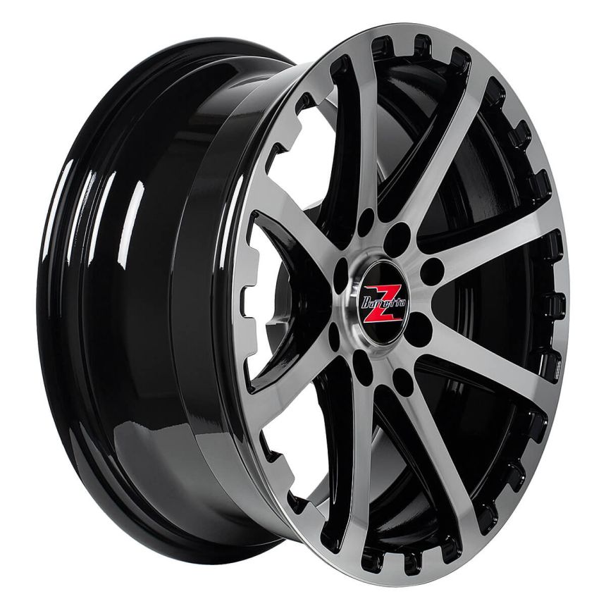 ATV Black Polished 7x16